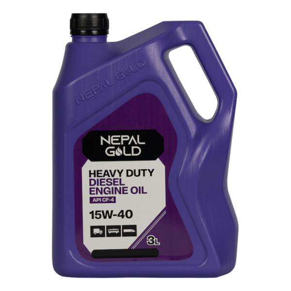 NEPAL GOLD Heavy Duty Diesel Engine Oil 15W-40 API CF-4 3 Ltr