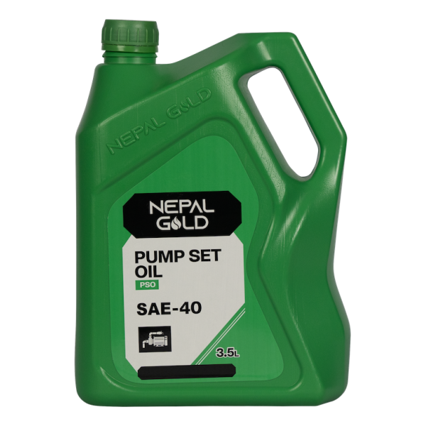 NEPAL GOLD Pump Set Oil SAE-40 3.5 Ltr
