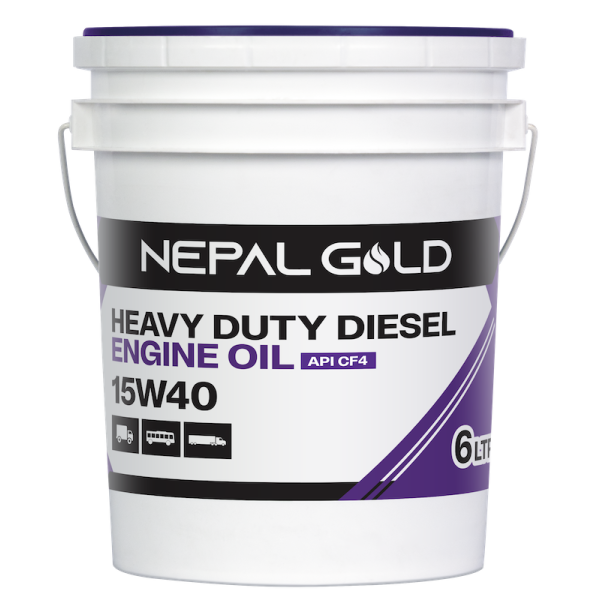 NEPAL GOLD Heavy Duty Diesel Engine Oil 15W-40 API CF-4 6 Ltr