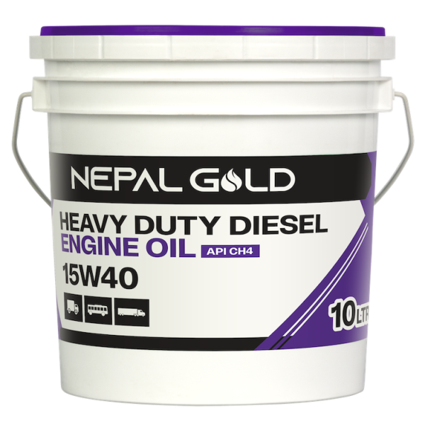 NEPAL GOLD Heavy Duty Diesel Engine Oil 15W-40 API CH-4 10 Ltr