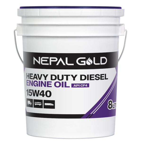 NEPAL GOLD Heavy Duty Diesel Engine Oil 15W-40 API CF-4 8 Ltr